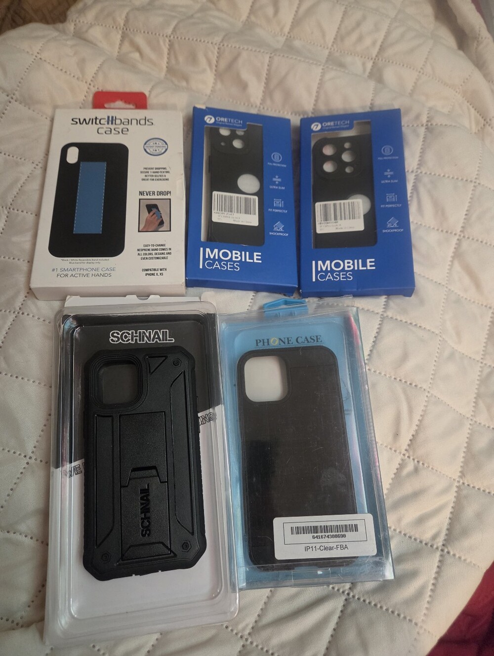 NWT 5 IPHONE CASES SEE PICTURES